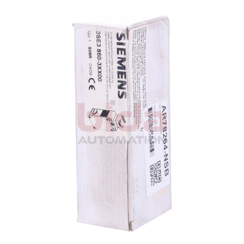 Siemens 3SE3 860-3XX00 /  3SE3860-3XX00  POSITIONSSCHALTER / POSITION SWITCH  24V