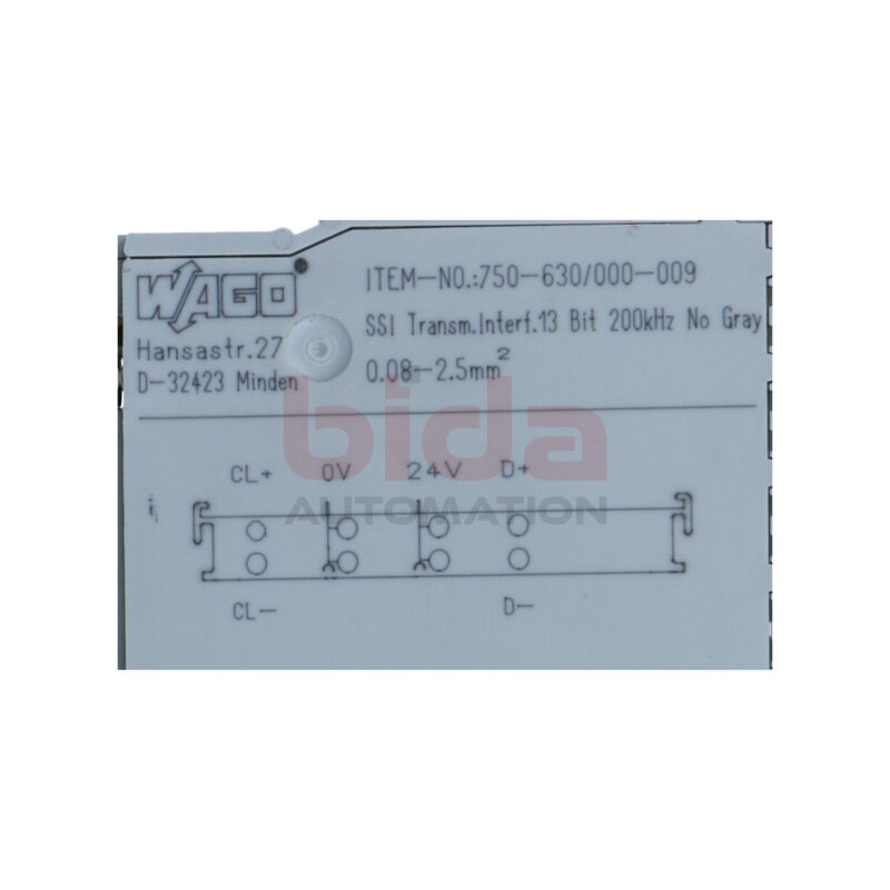 WAGO 750-400 2-Kanal Digital-Eingangsmodul / 2-channel digital input module