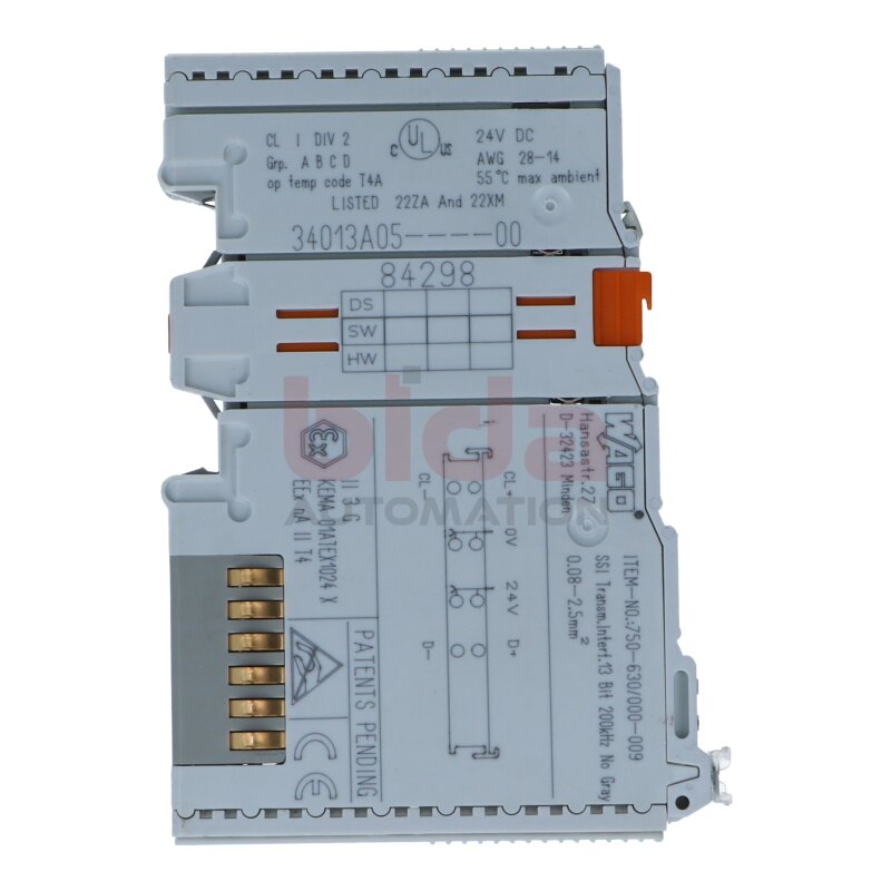 WAGO 750-400 2-Kanal Digital-Eingangsmodul / 2-channel digital input module