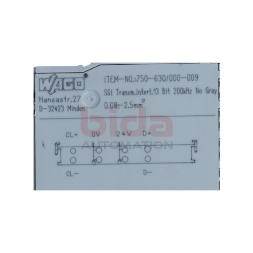 WAGO 750-400 2-Kanal Digital-Eingangsmodul / 2-channel digital input module