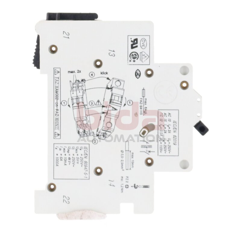 Moeller FAZ-XHIN11 Hilfsschalter Auxiliary switch 3A 250V