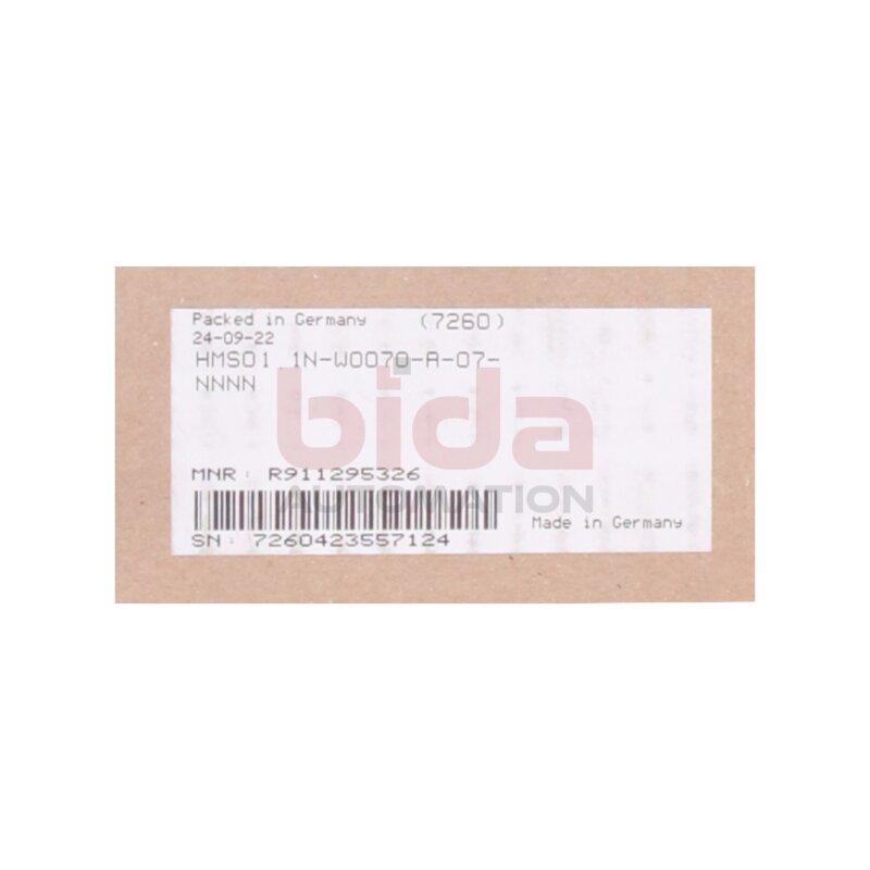 Rexroth HMS01.1N-W0070-A-07-NNNN (R911295326) IndraDrive Umrichter Inverter Einzelachs-Wechselrichter single axis