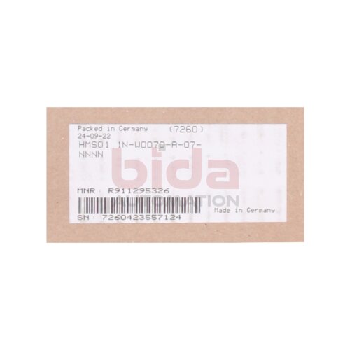 Rexroth HMS01.1N-W0070-A-07-NNNN (R911295326) IndraDrive Umrichter Inverter Einzelachs-Wechselrichter single axis