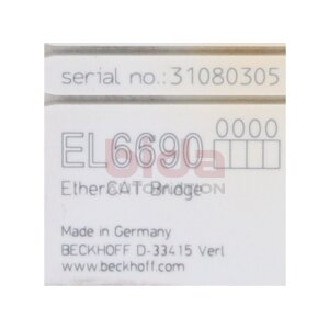 BECKHOFF EL6690 EtherCAT-Klemme Kommunikations-Interface...