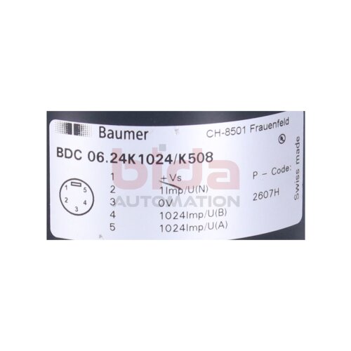 Baumer BDC 06.24K1024/K508 / BDC 06.24K 1024/K508 Drehgeber Encoder