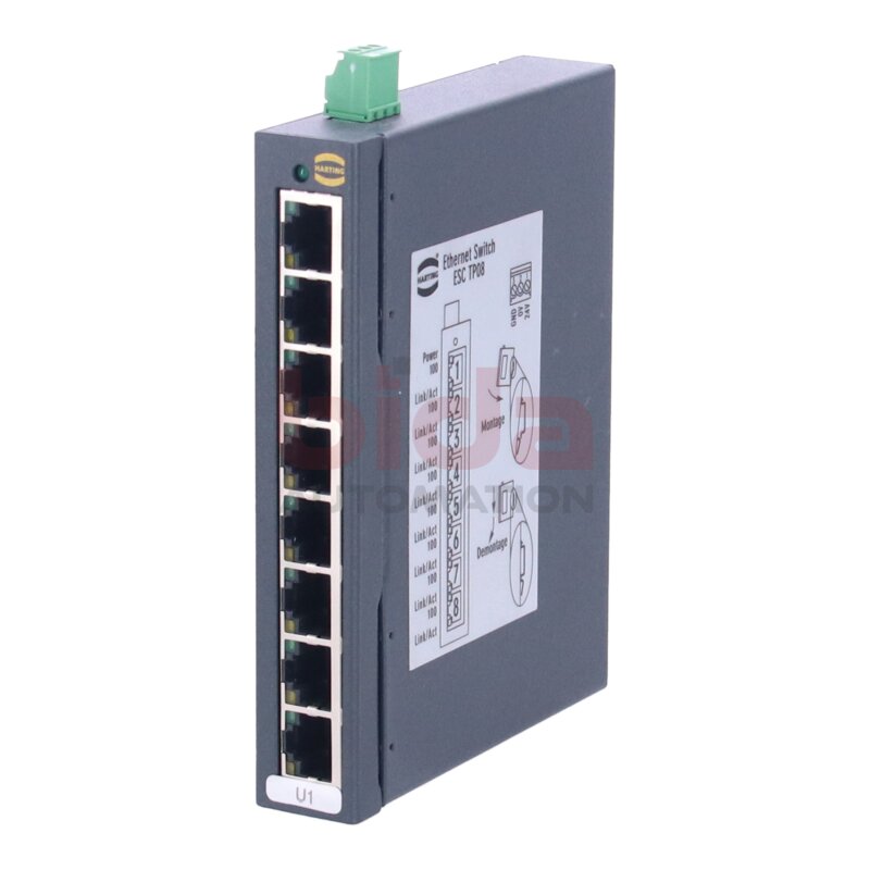 HARTING  ESC TP08 (20761083000) Ethernet-Switch 24 V DC