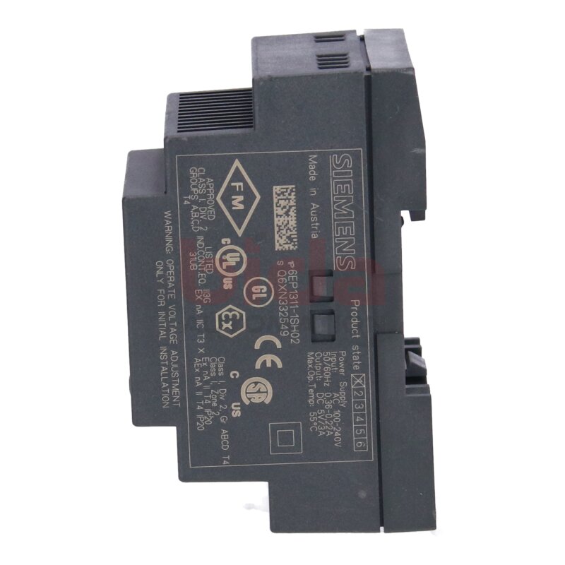 Siemens 6EP1311-1SH02 / 6EP1 311-1SH02 LOGO!Power 5 V Geregelte Stromversorgung / Power Supply AC 100-240 V / DC 5 V/3 A