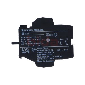 MOELLER EC11 Hilfscontakt / Auxiliary Contact