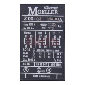 Moeller Z00-0.4 Überlastrelais / overload relay