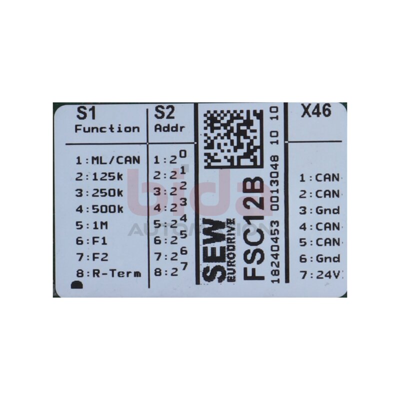 SEW FSC12B (18240453) Kommunikationsmodul / communication module