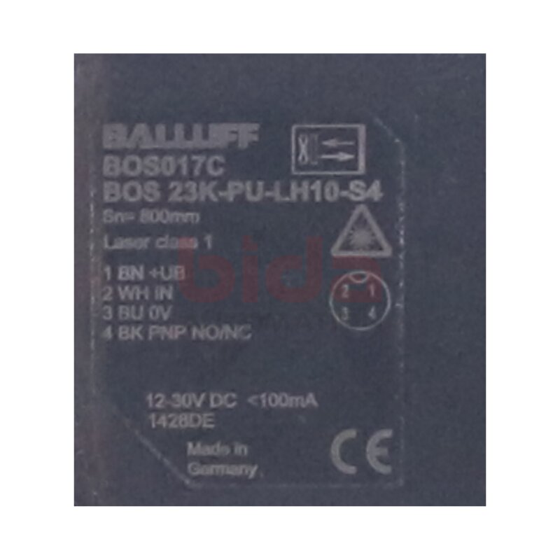 BALLUFF BOS017C (BOS 23K-PU-LH10-S4) Optoelektronischer Sensor Optoelectronic sensor