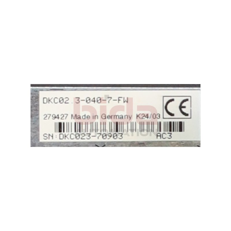 Bosch/Rexroth DKC02.3-040-7-FW EcoDrive (279427) Servoregler Servo controller [6 Monate Garantie]