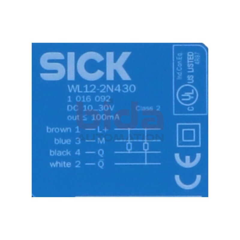 Sick WL12-2N430 (1016092)  reflektierende Foto‑Lichtschranke / reflective photoelectric sensor