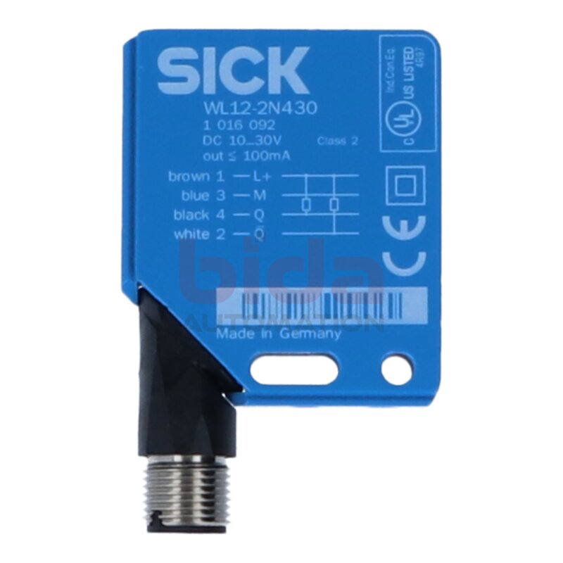 Sick WL12-2N430 (1016092)  reflektierende Foto‑Lichtschranke / reflective photoelectric sensor