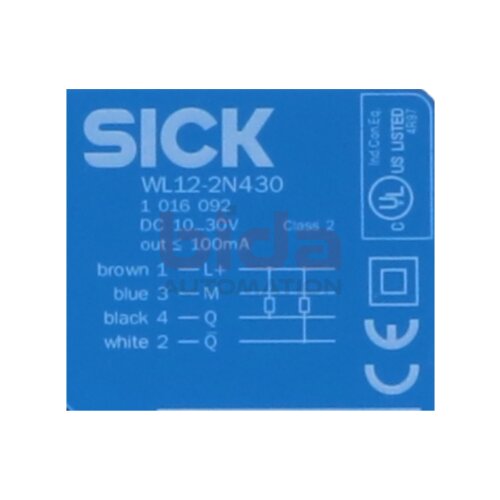 Sick WL12-2N430 (1016092)  reflektierende Foto‑Lichtschranke / reflective photoelectric sensor