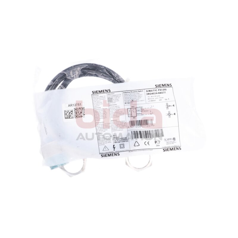 Siemens 3RG4024-0AG33 / 3RG4 024-0AG33 Induktiver Sensor Inductive Sensor 10...30VDC 0,2A