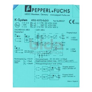 Pepperl+Fuchs KFD2-SOT2-Ex2.IO (181007)...