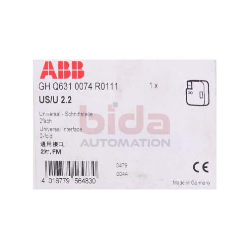 ABB GH Q631 0074 R0111 Universal-Schnittstelle Universal Interface
