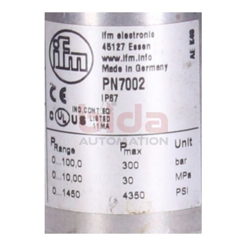 ifm PN7002 (12811A) Drucksensor Pressure sensor