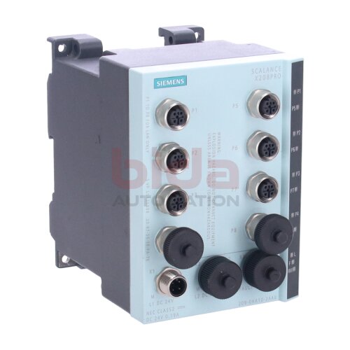 Siemens 6GK5208-0HA10-2AA6 / 6GK5 208-0HA10-2AA6 SCALANCE X208PRO Industrial Ethernet Switch