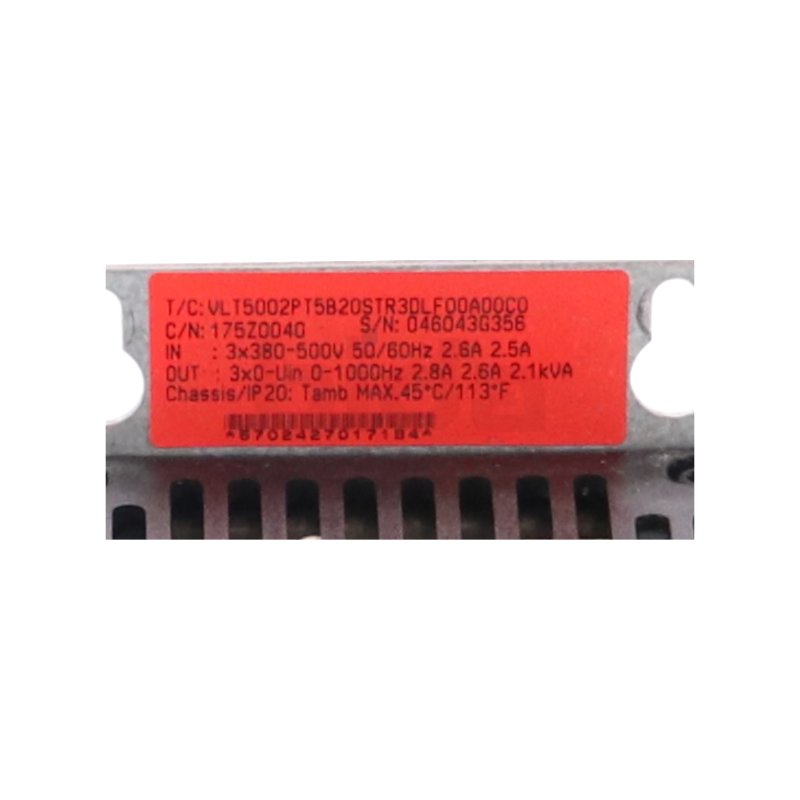Danfoss VLT5002PT5B20STR3DLF00A00C0 Frequenzumrichter Frequency Converter 3x380-500V 2,6A