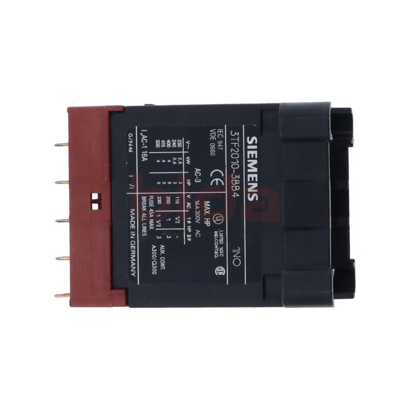 Siemens 3TF2010-3BB4 / 3TF2 010-3BB4 Leistungssch&uuml;tz Power contactor