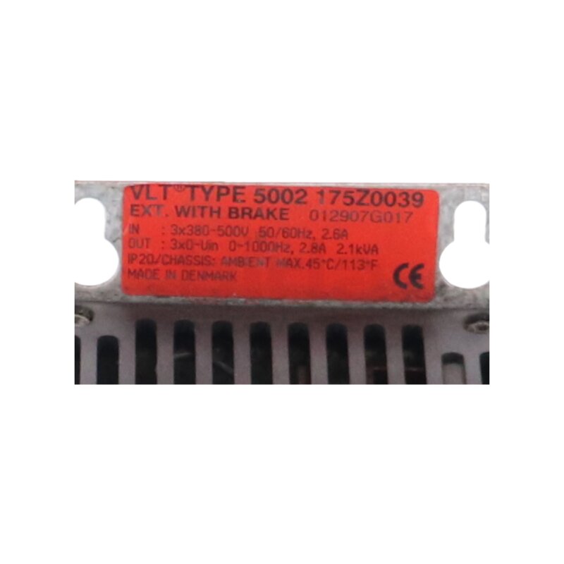 Danfoss VLT TYPE 5002 175Z0039 Frequenzumrichter Frequency Converter 3x380-500V 2,6A