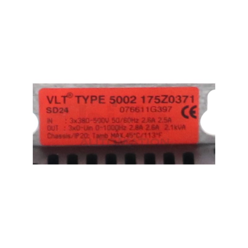 Danfoss VLT TYPE 5002 175Z0371 Frequenzumrichter Frequency Converter 3x380-500V 2,6A
