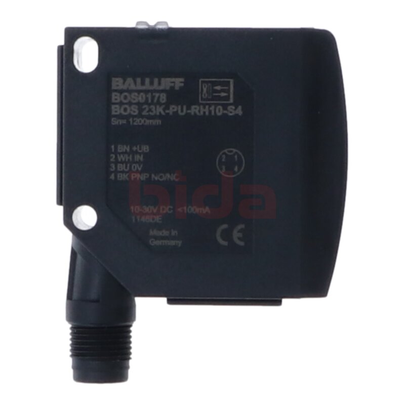 BALLUFF BOS0178 ( BOS 23K-PU-RH10-S4 ) Optoelektronischer Sensor Optoelectronic sensor
