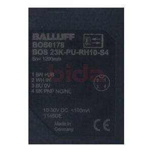 BALLUFF BOS0178 ( BOS 23K-PU-RH10-S4 ) Optoelektronischer...