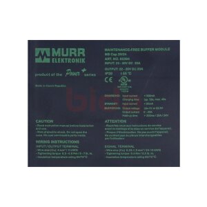 MURR ELEKTRONIK MB Cap 20/24 (85394)