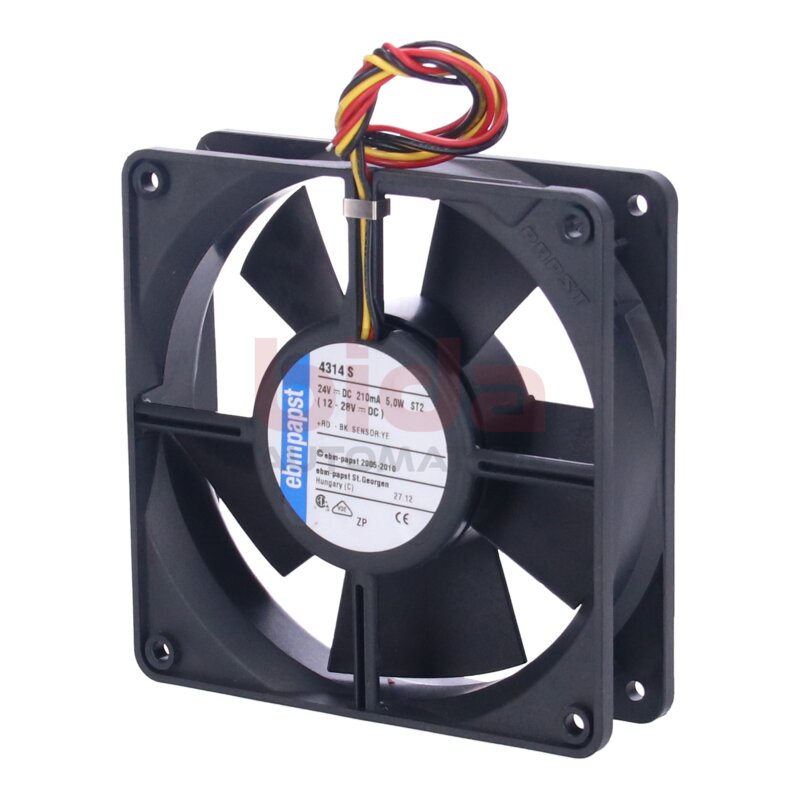 ebmpapst 4314 S Schaltschrankk&uuml;hler 24V-DC 5W
