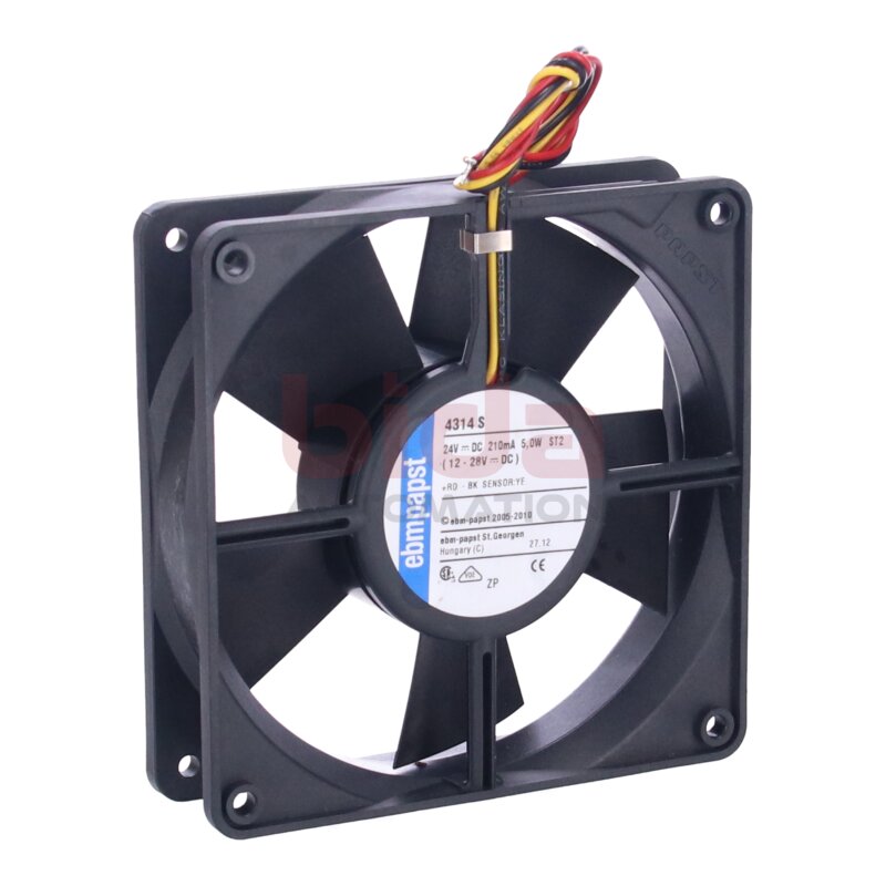 ebmpapst 4314 S Schaltschrankk&uuml;hler 24V-DC 5W