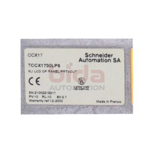 Schneider TCCX173CLPS  Bedienpanels / Operator Panels...