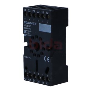 SCHRACK MT78740 (10A 400VAC) Relaissockel Relay socket