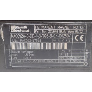 Rexroth Indramat MAC092A-0-DD-1-B/095-B-0/-101250...