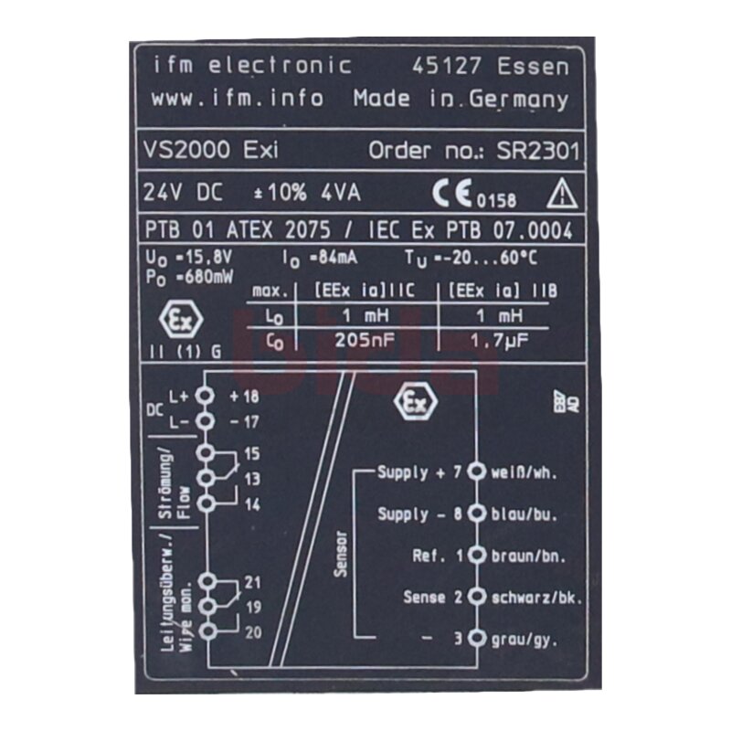 ifm VS2000 Exi (SR2301)
