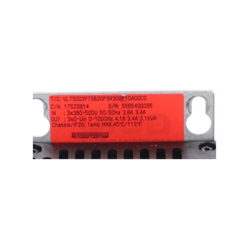 Danfoss VLT5003PT5B20PSR3D0F10A00C0 Frequenzumrichter Frequency Converter 3x380-500V 3,8A