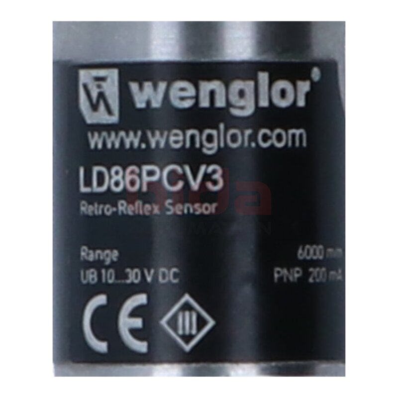 Wenglor LD86PCV3 Retro‑Reflexlichtschranke / retro-reflective light barrier