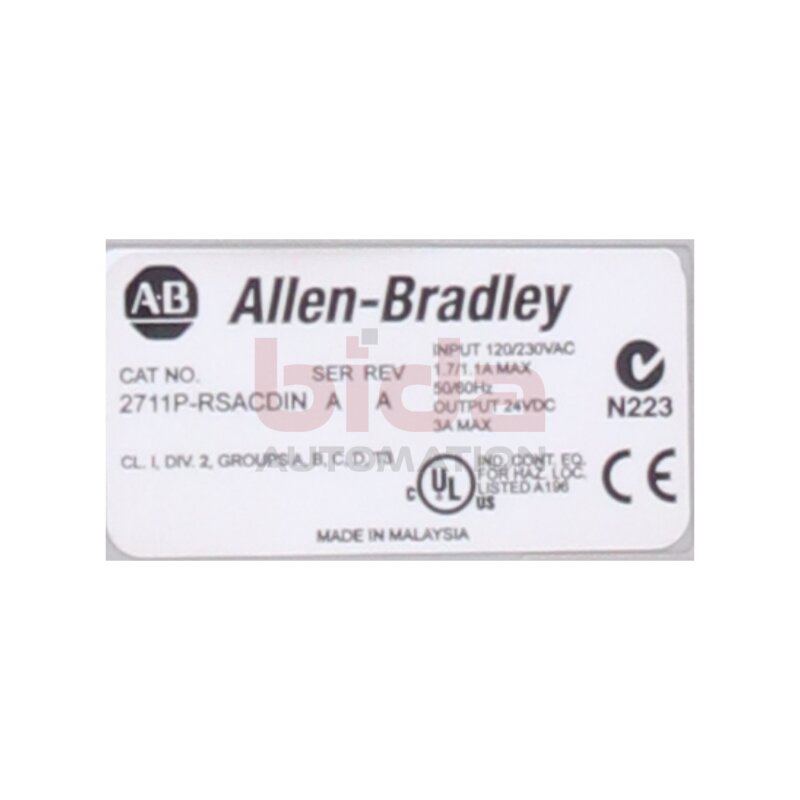Allen-Bradley 2711P-RSACDIN PanelView Plus Netzteil Power supply