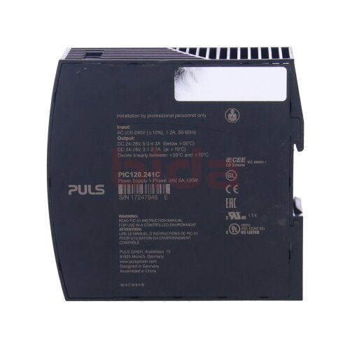 PULS PIANO PIC120.241C Stromversorgung Power supply