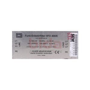 SEW HFD 400/8 (8257213)  Funk-Entstörfilter / Radio...