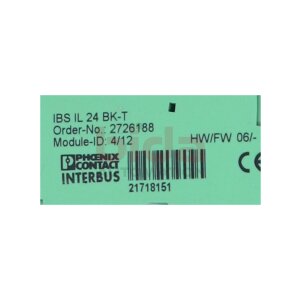 Phoenix Contact IBS IL 24 BK-T (2726188)...