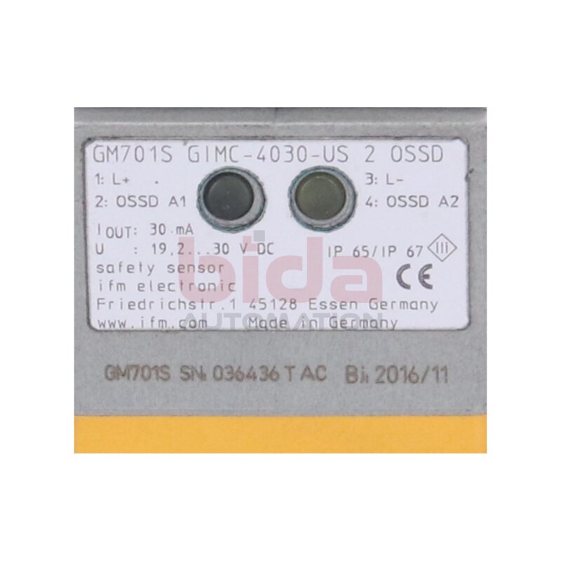 ifm GM701S (GIMC-4030-US) N&auml;herungssensor Induktiv Proximity sensor