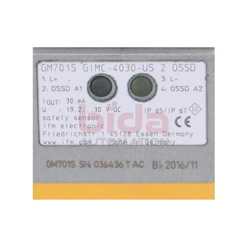 ifm GM701S (GIMC-4030-US) N&auml;herungssensor Induktiv Proximity sensor