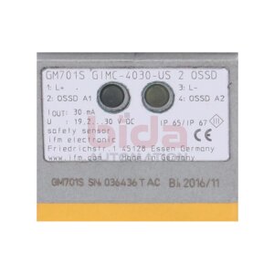 ifm GM701S (GIMC-4030-US) Näherungssensor Induktiv...