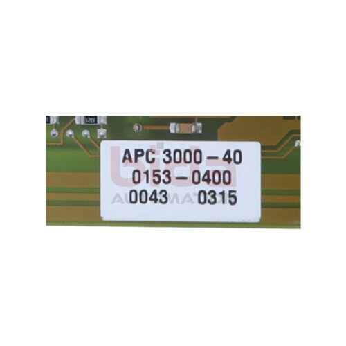 SCA Schucker APC 3000-40 Servo PC-Platine Servo PC board