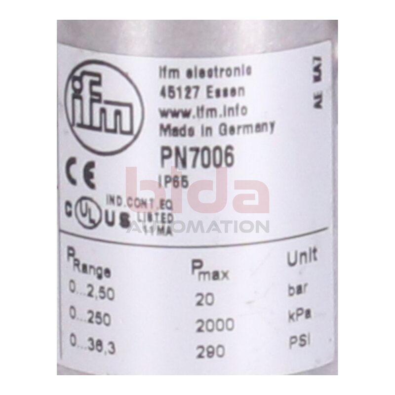 ifm PN7006 Elektronischer Druckschalter Electronic pressure switch