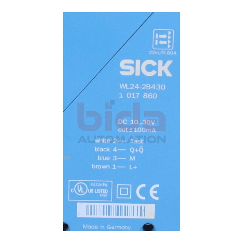 Sick WL24-2B430 (1017860) Lichtschranke Light barrier