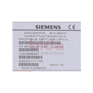 Siemens 6FC5247-0AF11-0AA0 / 6FC5 247-0AF11-0AA0...